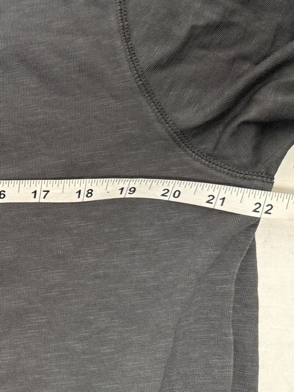 J. Crew Long Sleeve Quarter Button Henley Gray Garment Dyed 100% Cotton XL